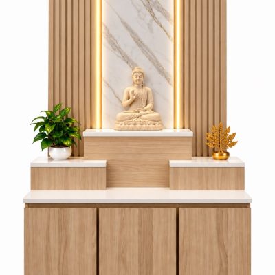 Modern Luxury Buddha Shrine Unit